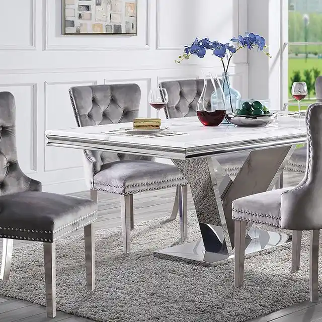 Valdevers 7 Pc Dining Table Set - FOA East