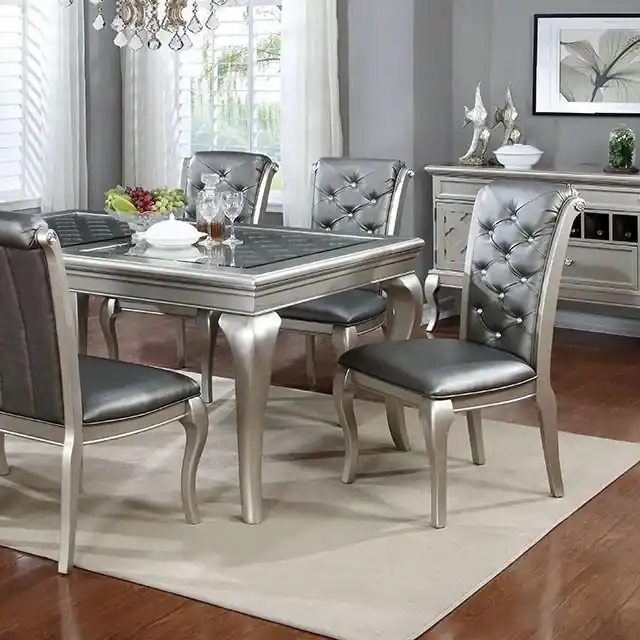 Amina Champagne Dining Table - FOA East