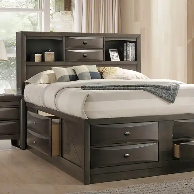 Zosimo E.King, Full, & Queen Storage Bed - FOA East