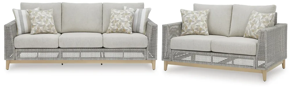 Seton Creek Outdoor Seating Set - Ashley Furniture