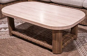 Dolan Creek Outdoor Coffee Table - Ashley Furniture