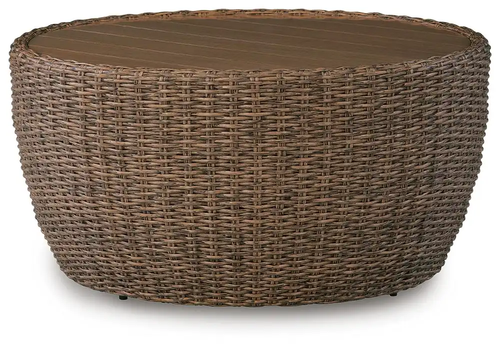 Double Point Outdoor Coffee Table - Ashley Furniture
