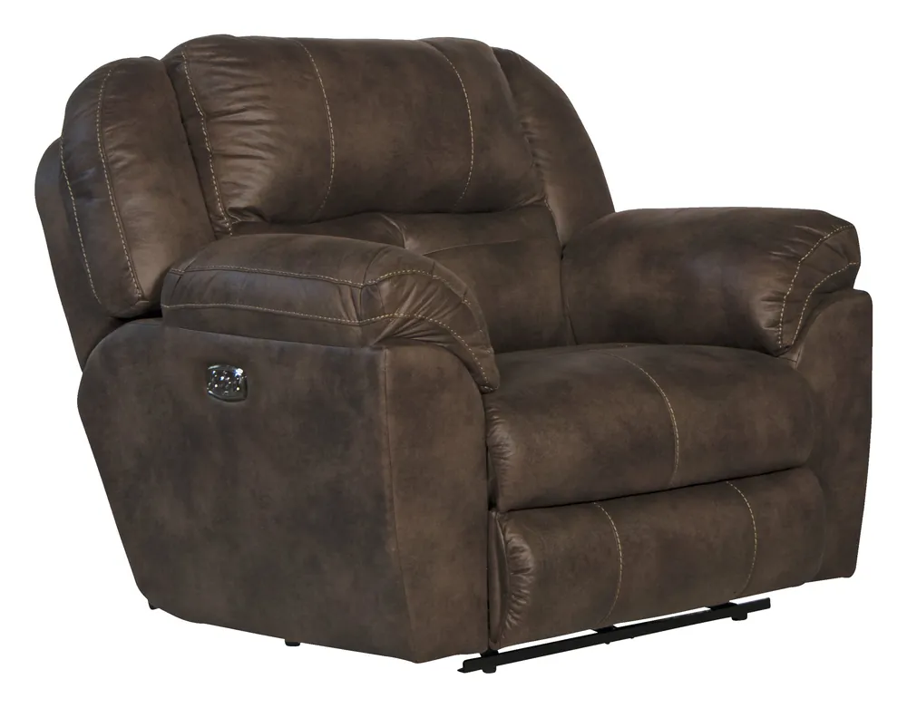 Ferrington Power Headrest w/ Lumbar Power Lay Flat Recliner - Catnapper