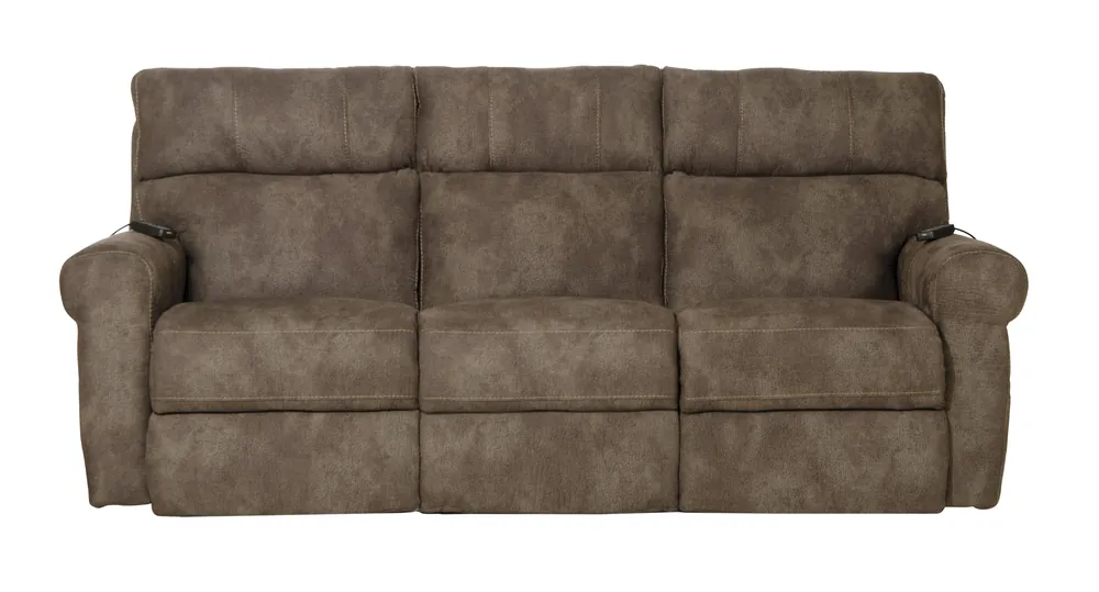 Tranquility Power Headrest Power LayFlat Recl Sofa w/DDT/CR3 Heat/Massage/Lumbar - Catnapper