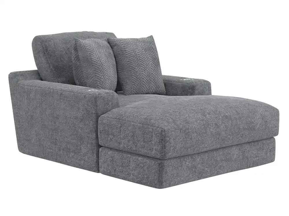 Cozy Chaise w/USB - Jackson