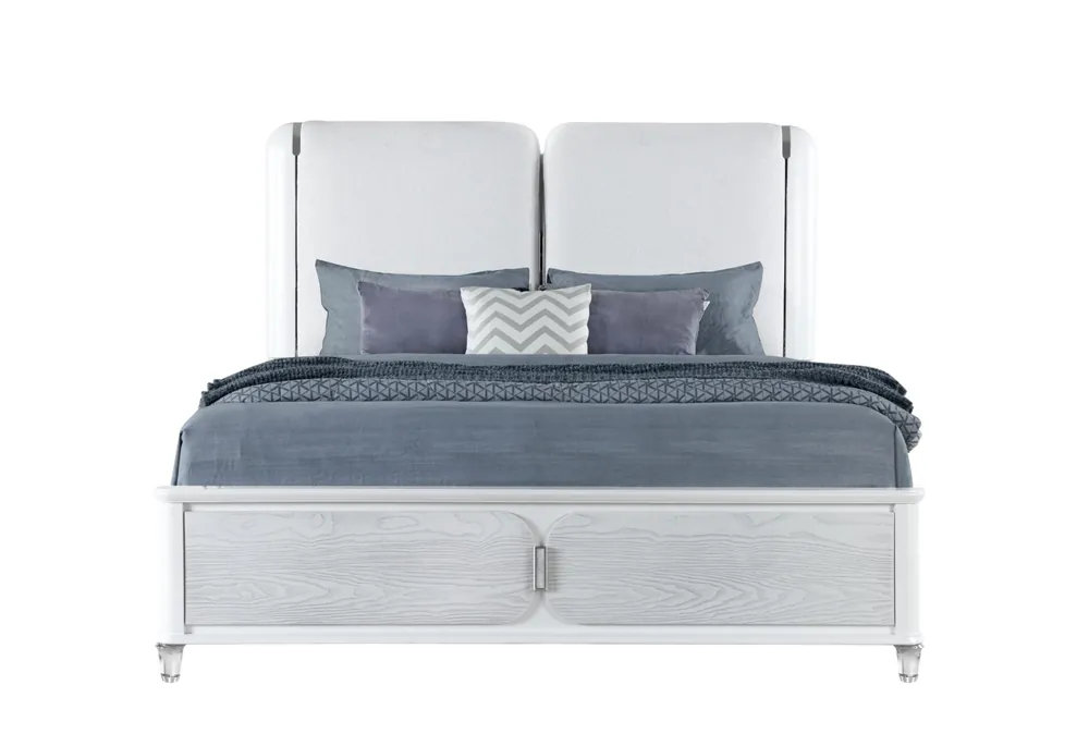 Apollo Grey Bed - Global Furniture USA