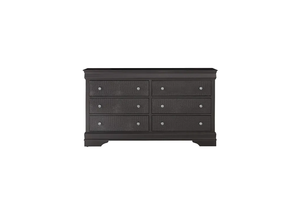Pompei Metallic Dresser - Global Furniture USA