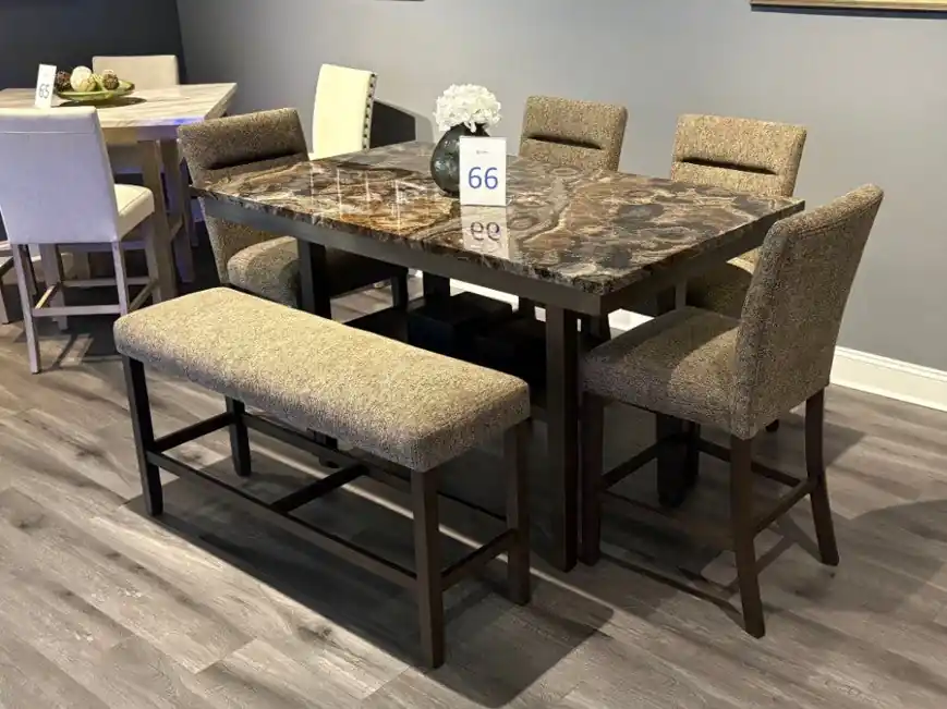 D4355 BROWN BAR STOOL KIT OF 2 - Global Furniture USA