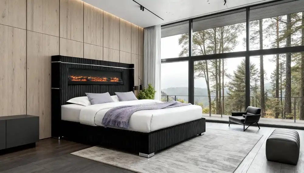 2215 BLACK KING BED - Global Furniture USA