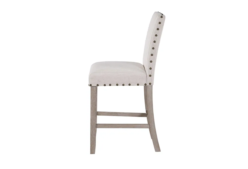 D1622 WHITE BAR STOOL - Global Furniture USA