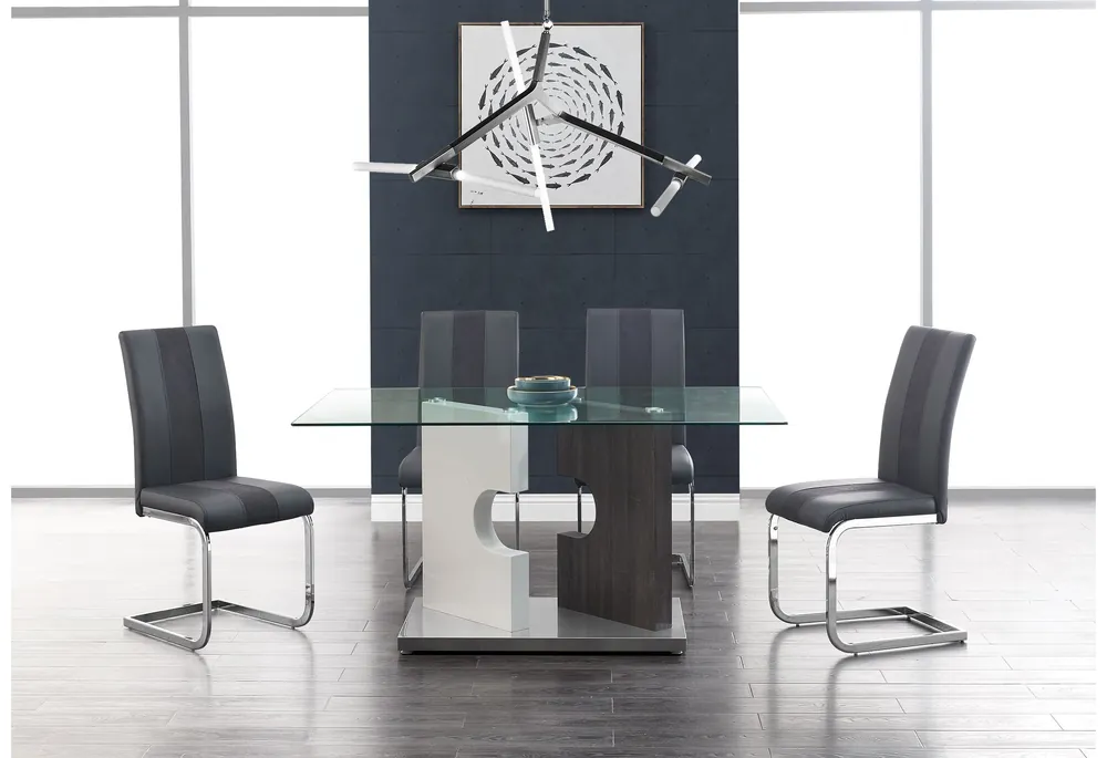 D219DT + 8 D915DC GREY - Global Furniture USA
