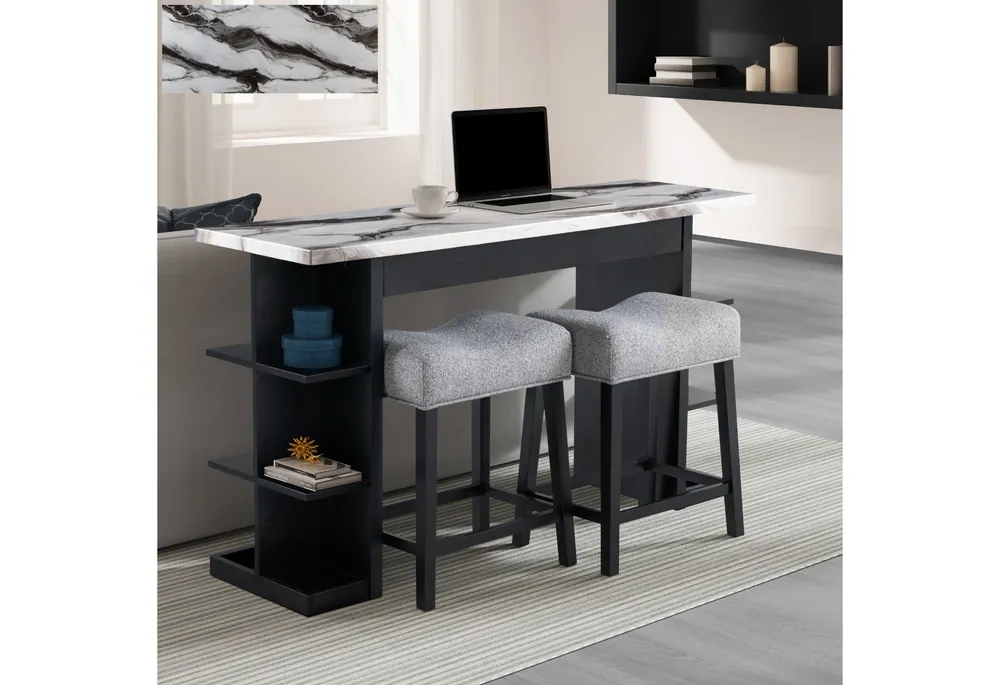 D3232CST + 2 STOOLS - Global Furniture USA