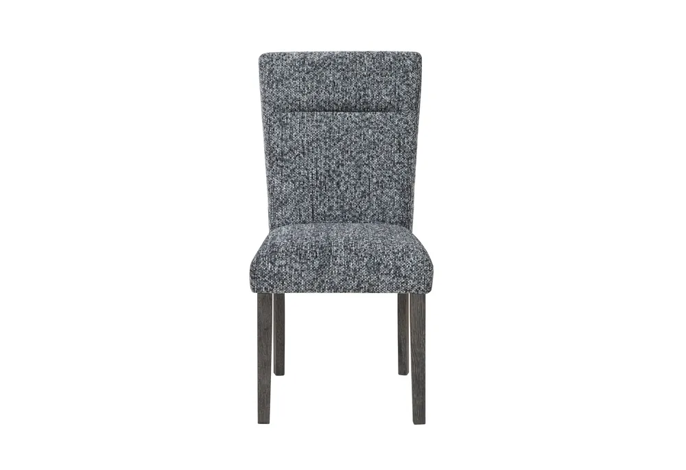 D86 GREY DINING CHAIR WITH BROWN LEGS - Global Furniture USA