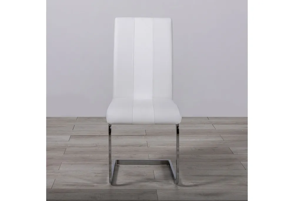 D915 WHITE DINING CHAIR - Global Furniture USA