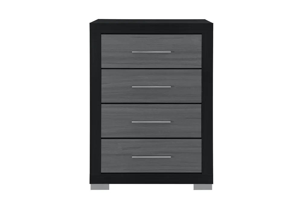 EMMA BLACK/GREY CHEST - Global Furniture USA