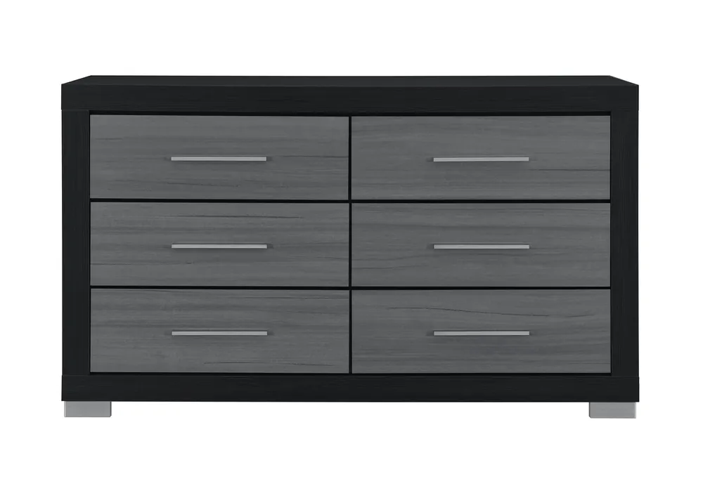 EMMA BLACK/GREY DRESSER - Global Furniture USA