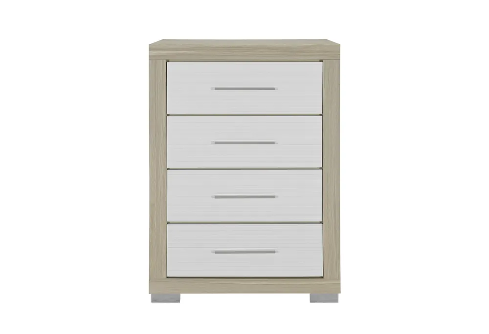 EMMA NATURAL/WHITE CHEST - Global Furniture USA