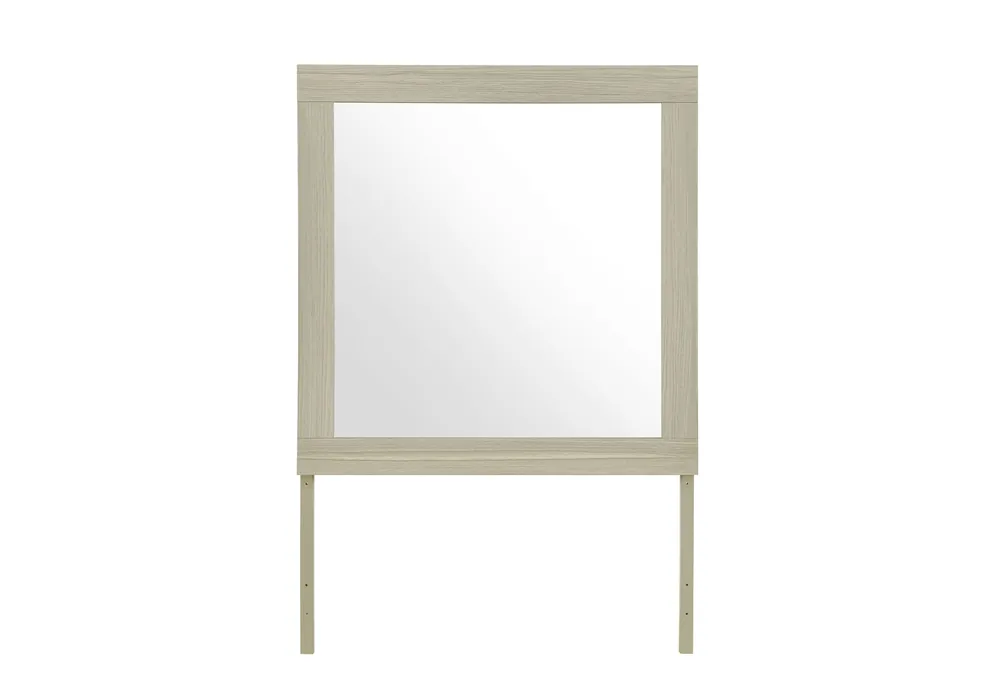 EMMA NATURAL/WHITE MIRROR - Global Furniture USA