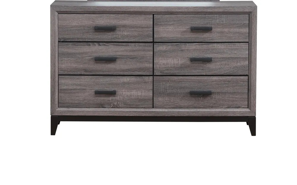 Kate Foil Grey Dresser - Global Furniture USA