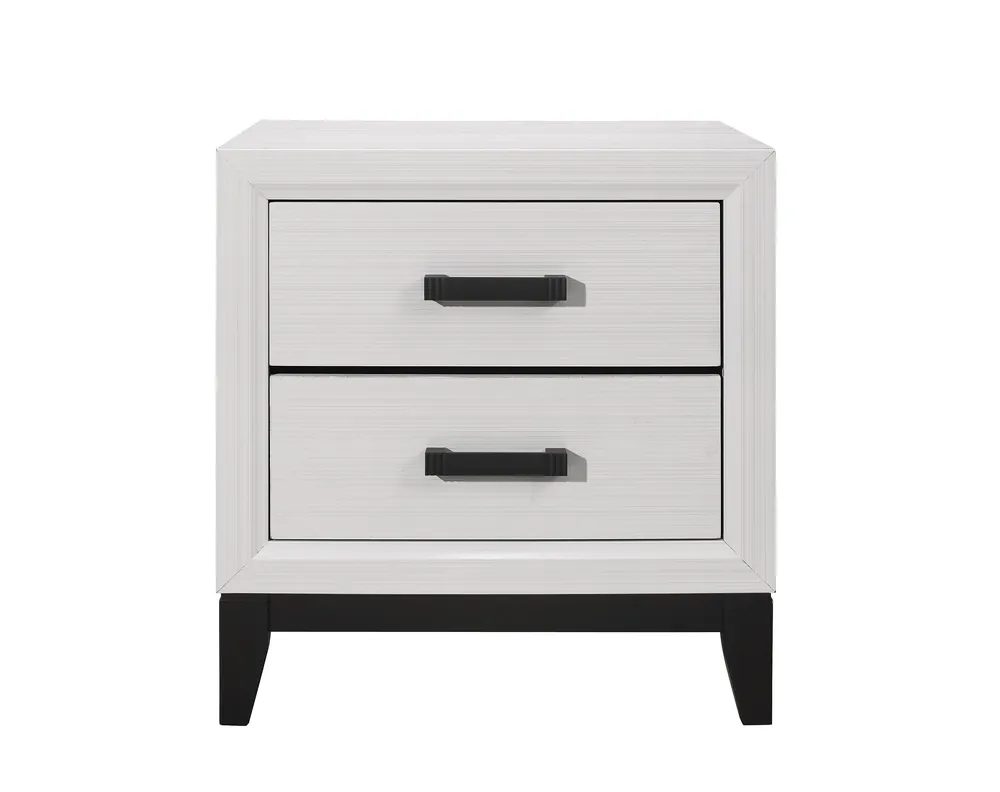 Kate White Nightstand - Global Furniture USA