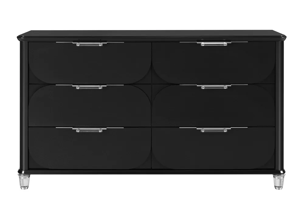 LANDO BLACK DRESSER - Global Furniture USA