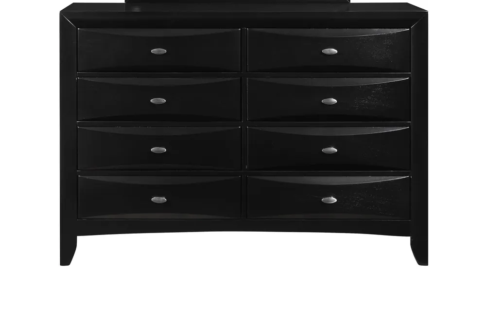 Linda Black Dresser - Global Furniture USA