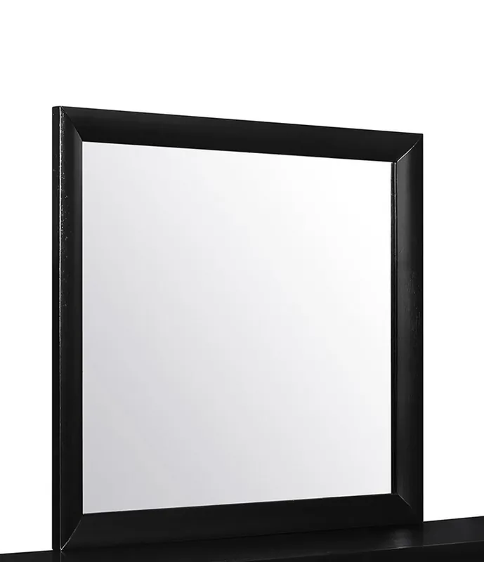 Linda Black Mirror - Global Furniture USA