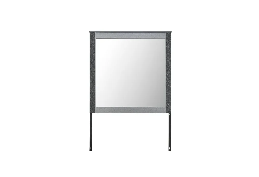 Logan Silver Mirror - Global Furniture USA