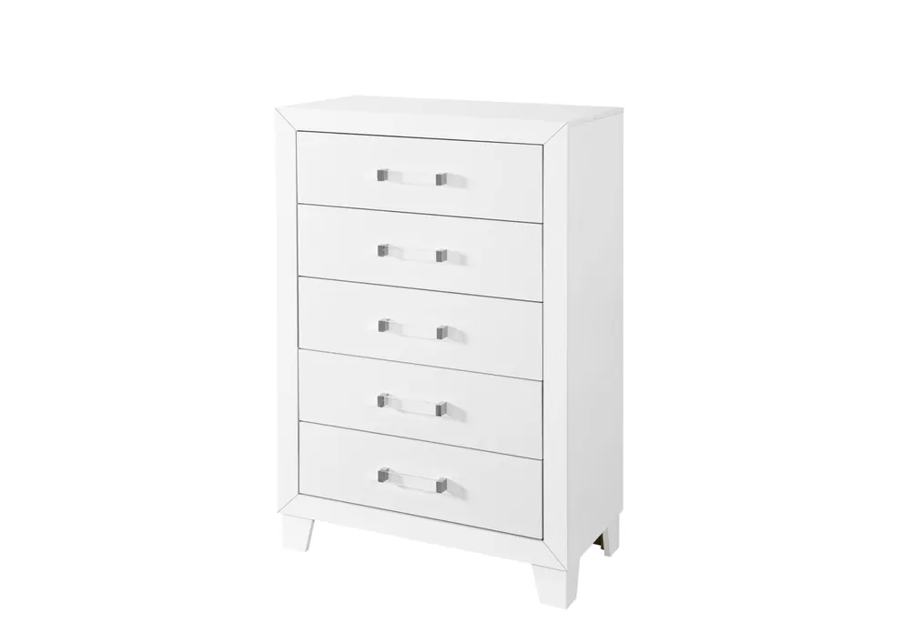 LUCCIA WHITE CHEST - Global Furniture USA