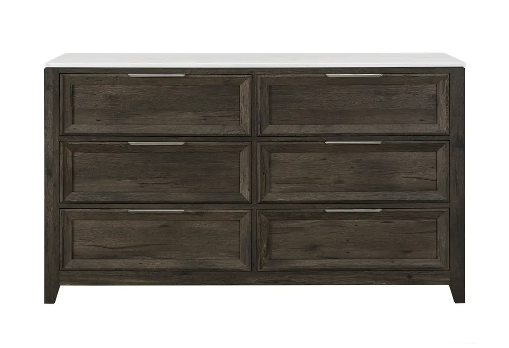 MARIAH DARK BROWN DRESSER - Global Furniture USA