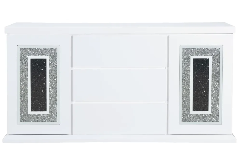 MONACO WHITE BUFFET - Global Furniture USA