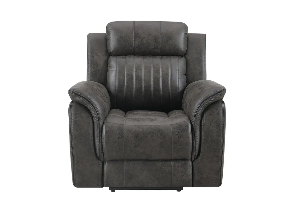 U8517 GREY GLIDER RECLINER - Global Furniture USA