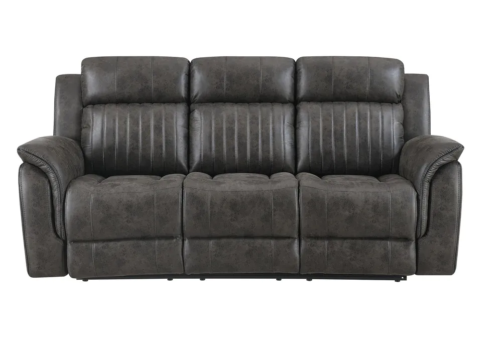U8517 GREY RECLINING SOFA - Global Furniture USA