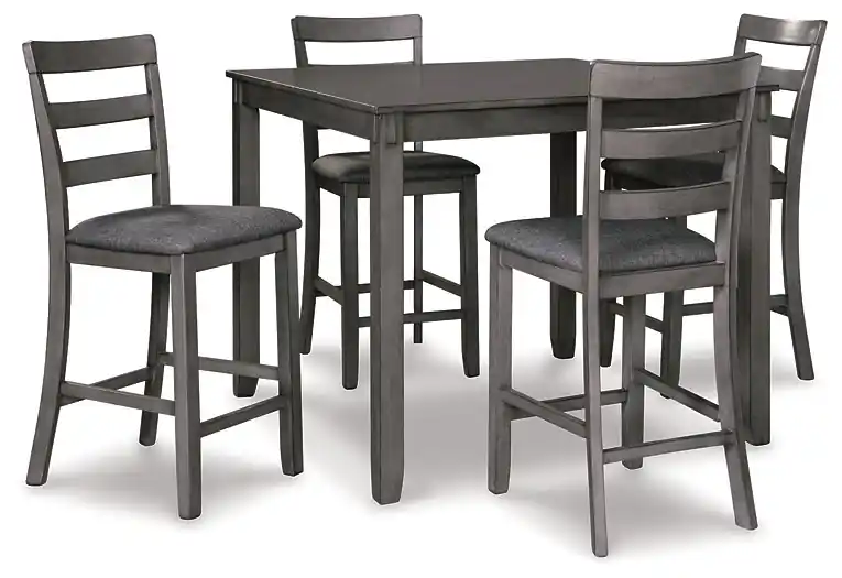 Bridson Counter Height Dining Table and Bar Stools (Set of 5) - Factory Furniture Outlet Store