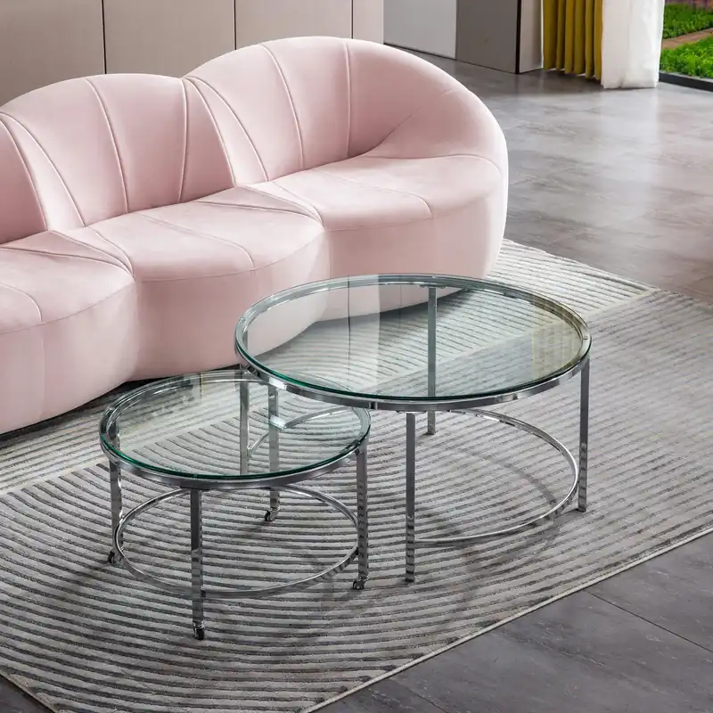 CT1026S COFFEE TABLE SET - Artisan Design Furniture