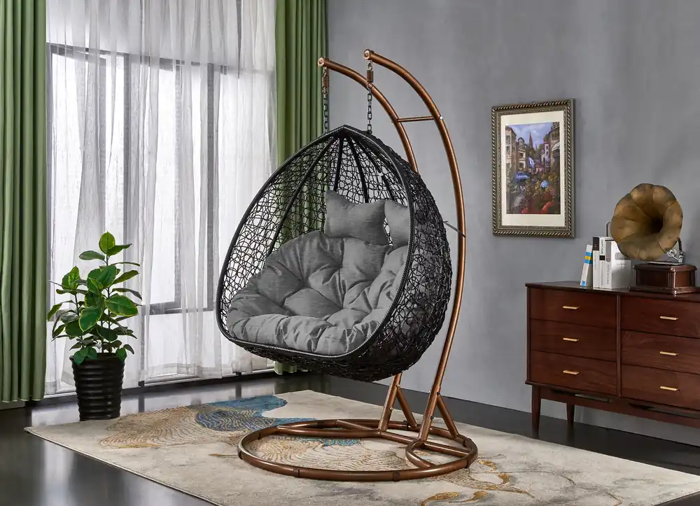 F03D DOUBLE SWING CHAIR - Artisan Design Furniture
