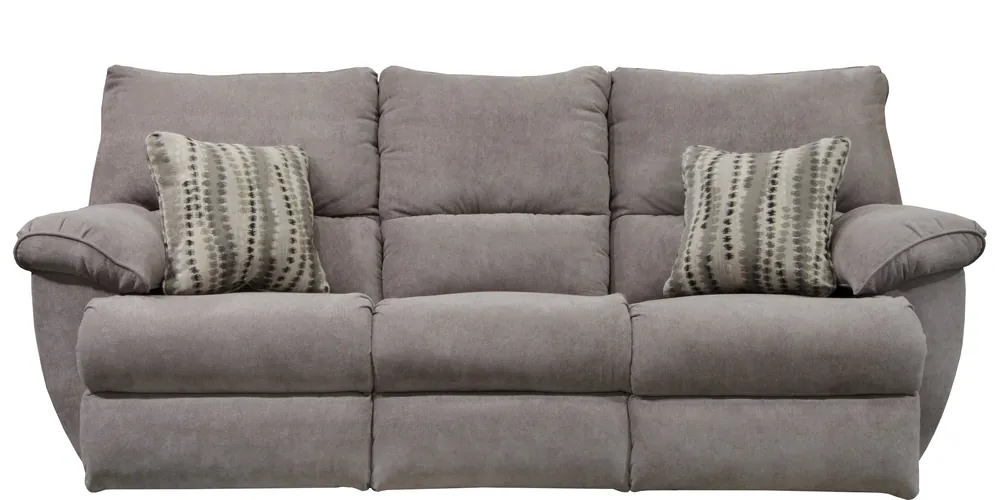 Sadler Lay Flat Reclining Sofa w/DDT - Catnapper