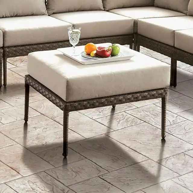 ALEISHA Patio Ottoman - FOA East