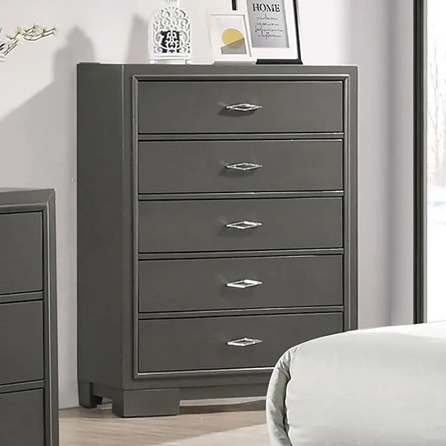 ALISON Chest, Dark Walnut - FOA East