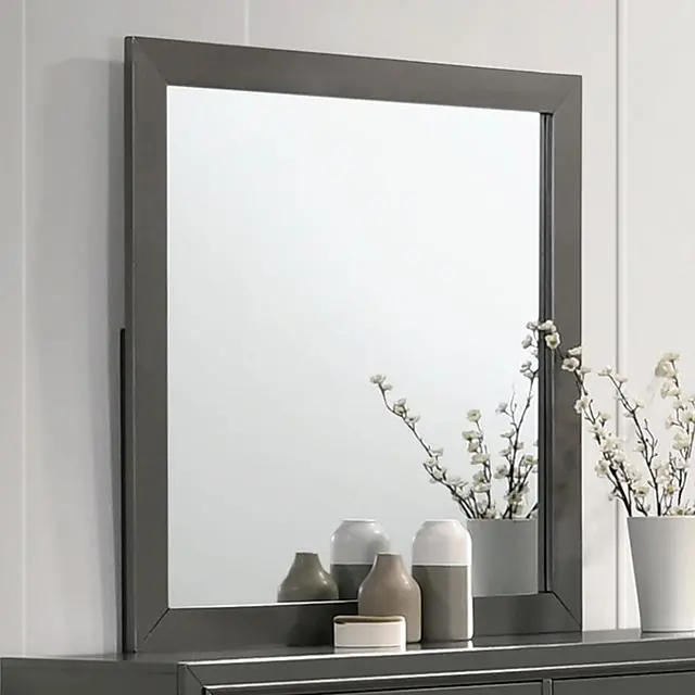 ALISON Mirror, Dark Walnut - FOA East