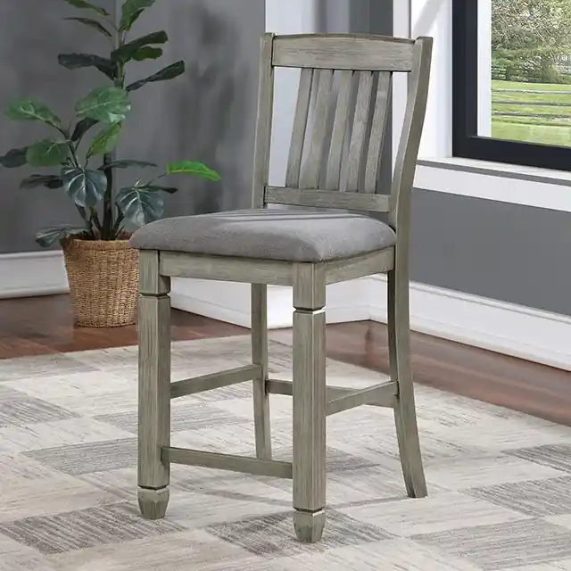 ANAYA Counter Ht. Chair (2/CTN), Gray/Lt. Gray - FOA East