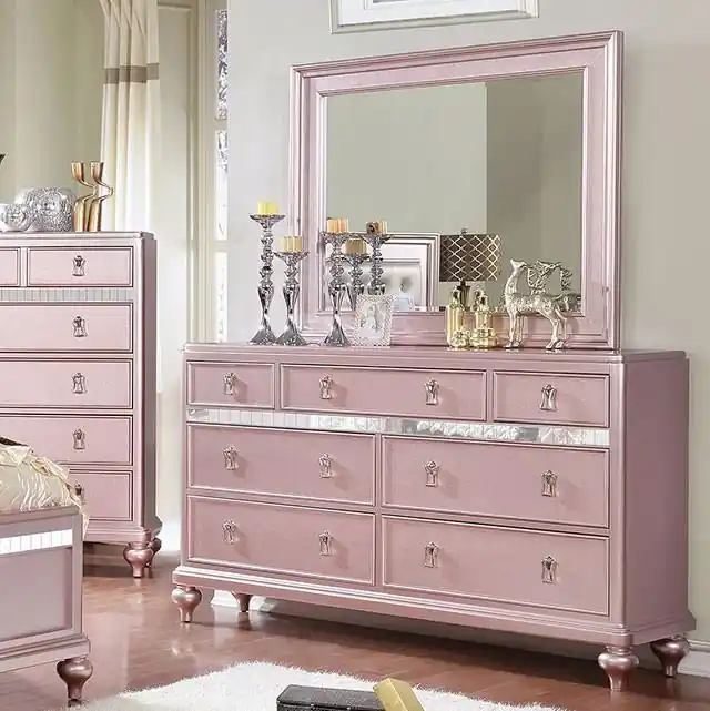 Ariston Rose Gold Dresser - FOA East