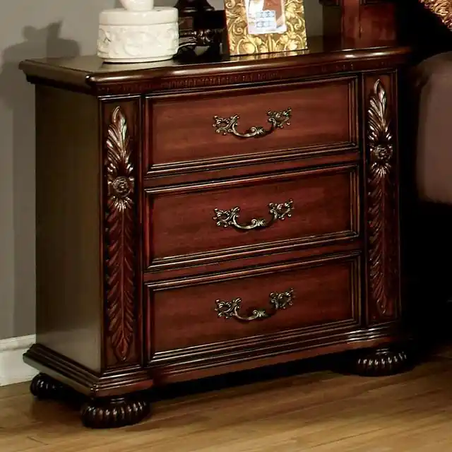 ARTHUR Brown Cherry Night Stand - FOA East