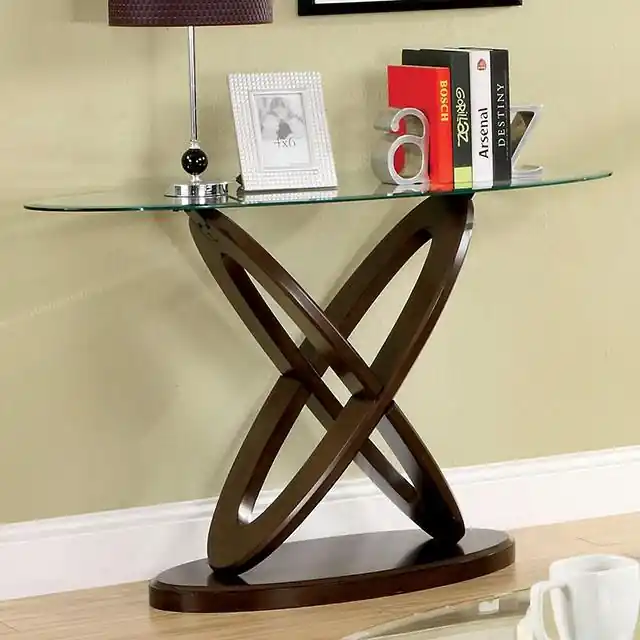 Atwood II Dark Walnut Sofa Table - FOA East