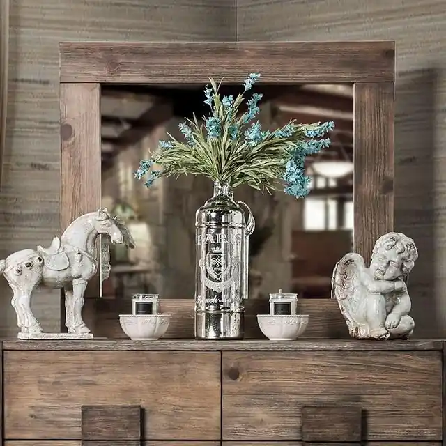 AVEIRO Rustic Natural Tone Mirror - FOA East