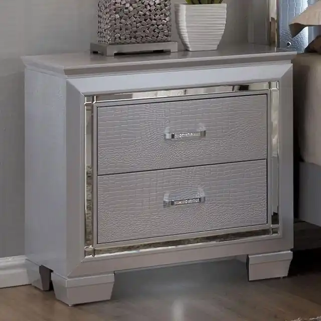 BELLANOVA Silver Night Stand - FOA East
