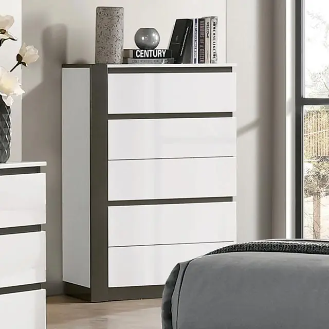BIRSFELDEN Chest, White - FOA East