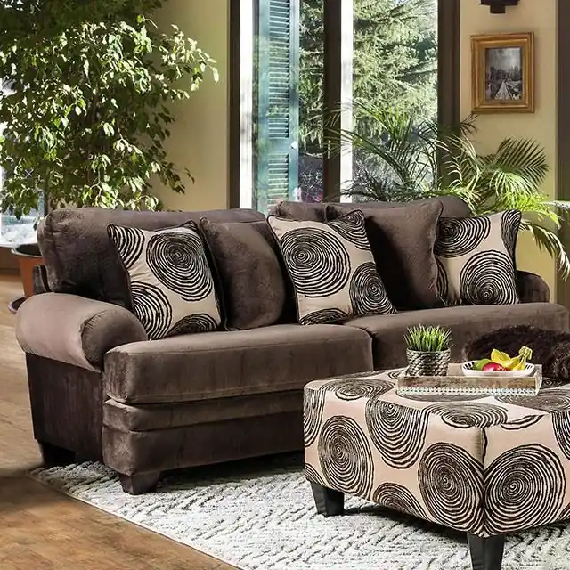 Bonaventura Brown Sofa - FOA East