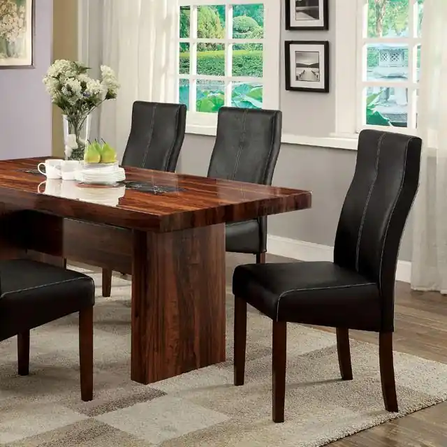 BONNEVILLE I Brown Cherry Dining Table - FOA East