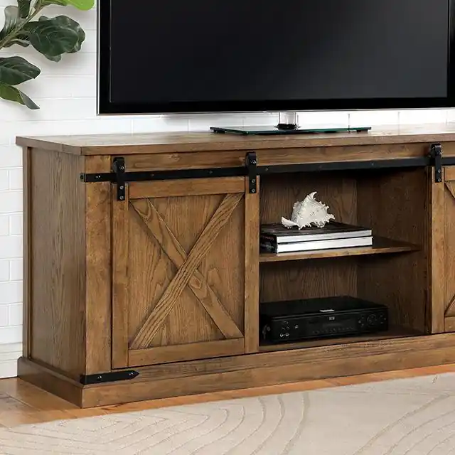 BORREGO TV Stand, Dark Oak - FOA East
